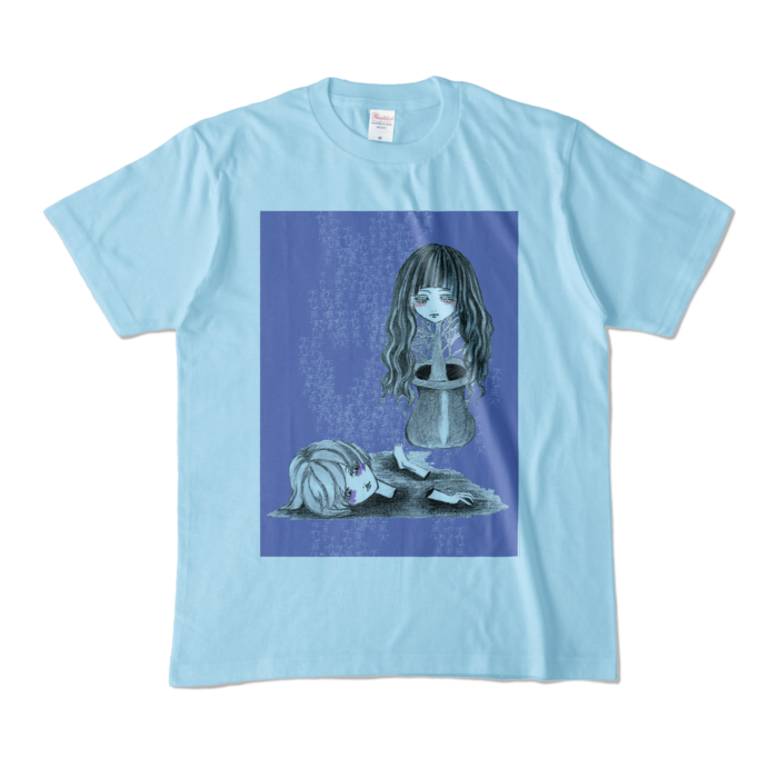 カラーTシャツ - M - ライトブルー (淡色)
