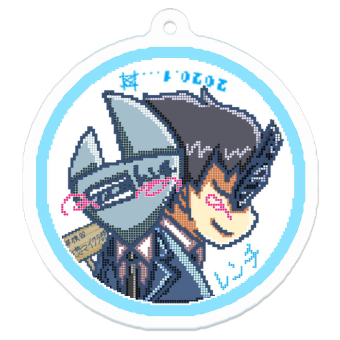 アクリルキーホルダー - 50 x 50 (mm)