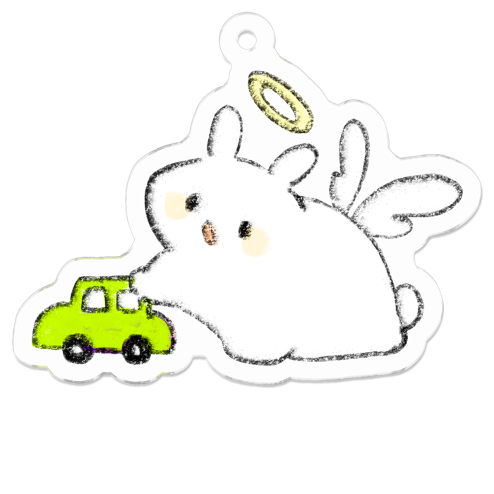 アクリルキーホルダー - 50 x 50 (mm)