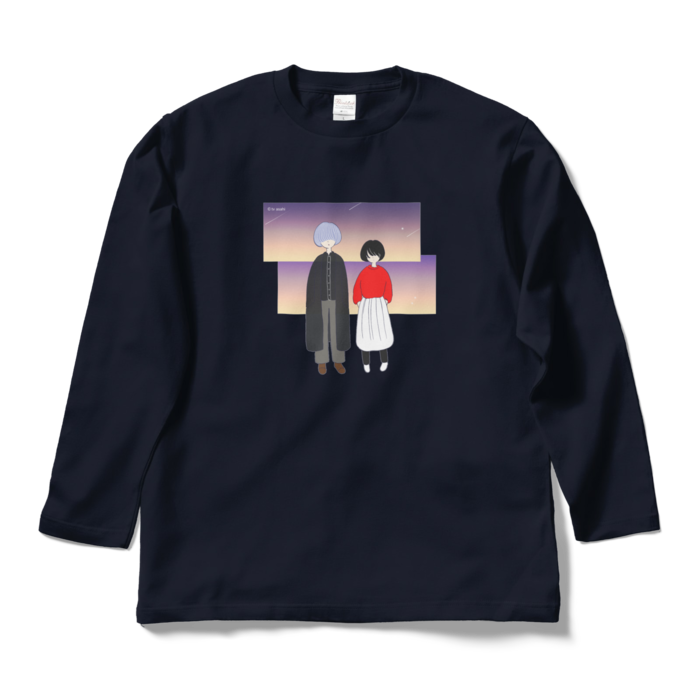 ロングスリーブTシャツ - L - ネイビー