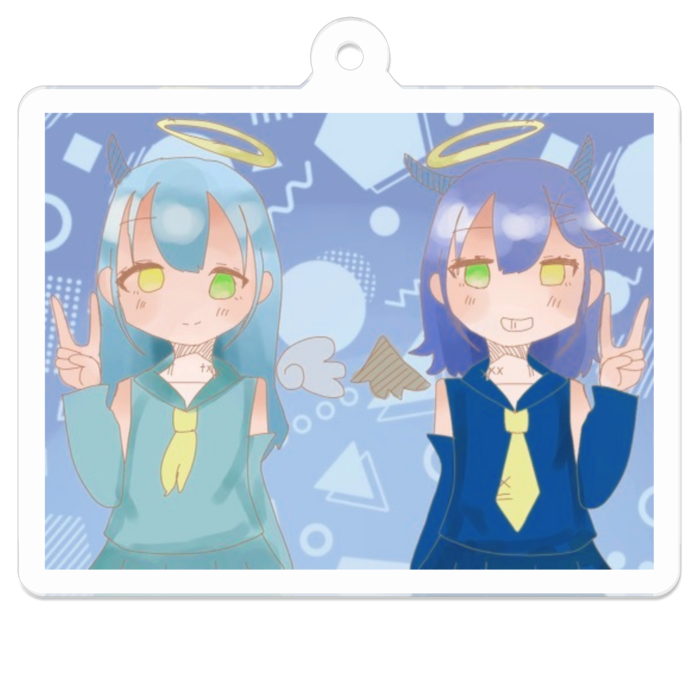 アクリルキーホルダー - 50 x 50 (mm)(1)