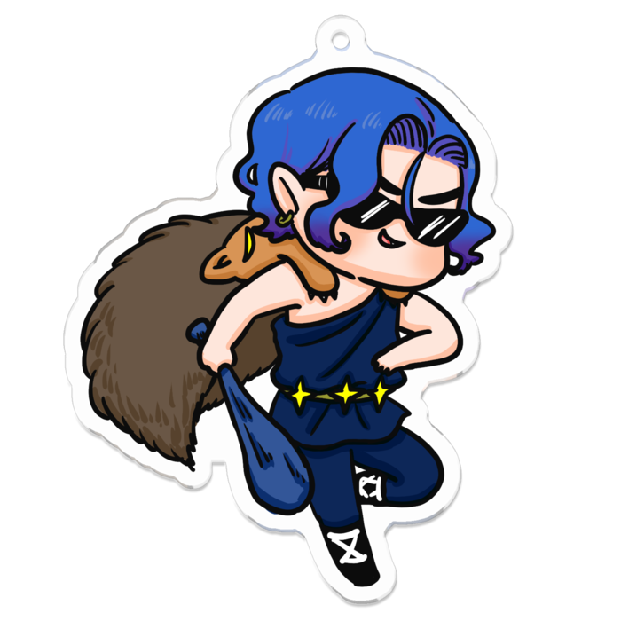 アクリルキーホルダー - 70 x 70 (mm)