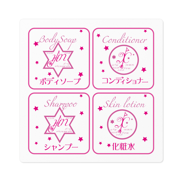 ステッカー - 100 x 100 (mm)