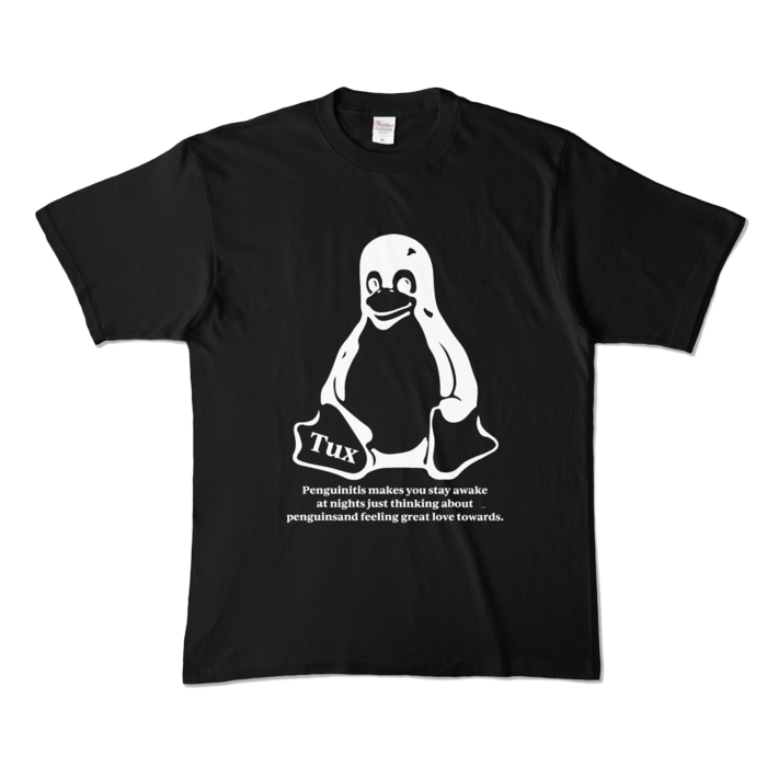 カラーTシャツ - XL - ブラック (濃色)