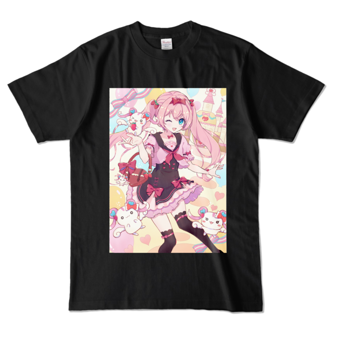 カラーTシャツ - L - ブラック (濃色)