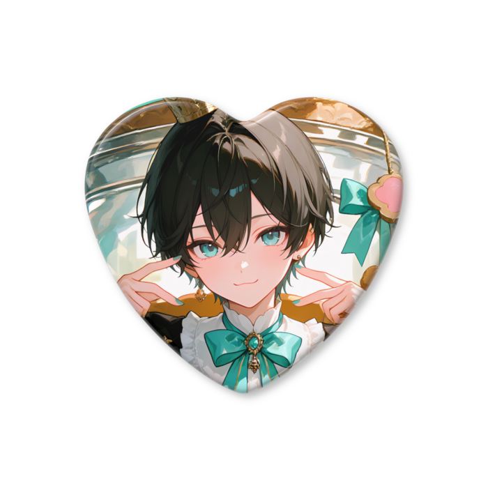 2026ホワイトデーハート缶バッジA