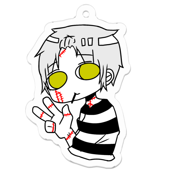 アクリルキーホルダー - 50 x 50 (mm)