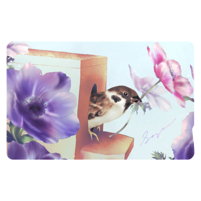 ICカードステッカー - 約85.7x53.9(mm)