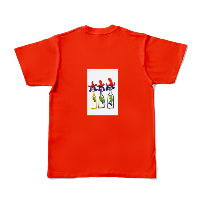 カラーTシャツ - S - レッド (濃色)