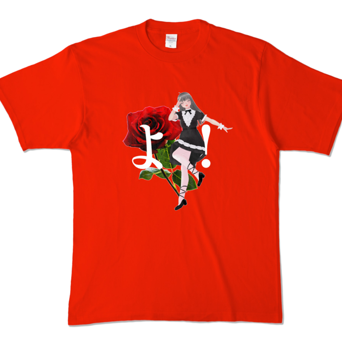 カラーTシャツ - XL - レッド (濃色)