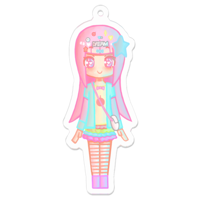 アクリルキーホルダー - 70 x 70 (mm)