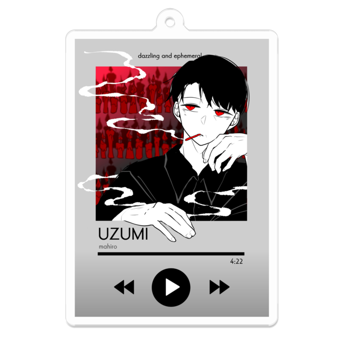 アクリルキーホルダー - 70 x 70 (mm)