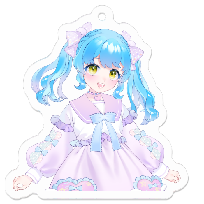 通常アクリルキーホルダー - 50 x 50 (mm)