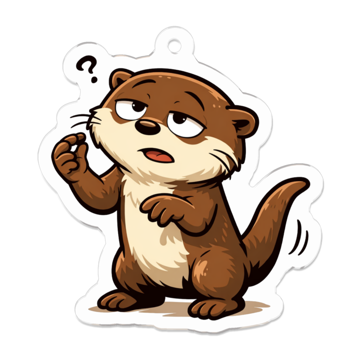 アクリルキーホルダー - 50 x 50 (mm)