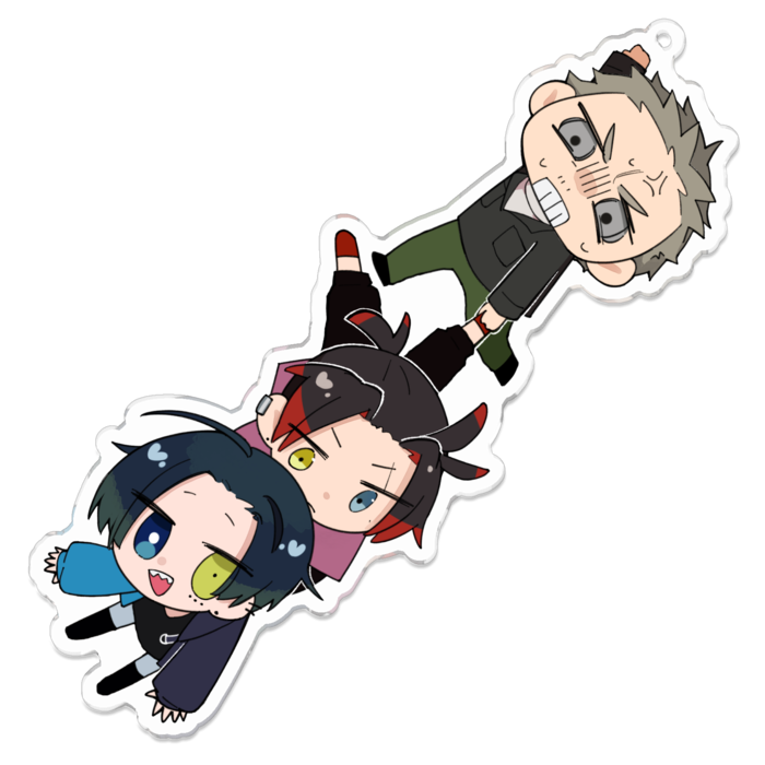 アクリルキーホルダー - 100 x 100 (mm)