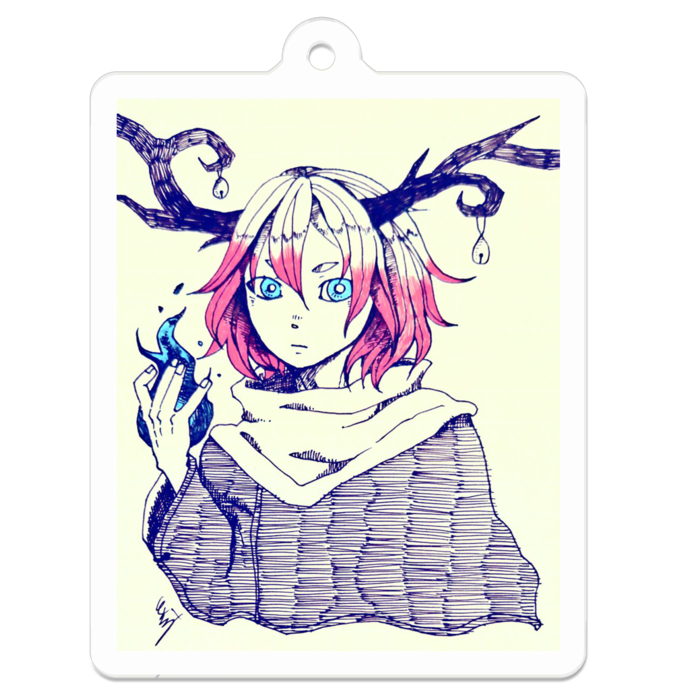 アクリルキーホルダー - 50 x 50 (mm)