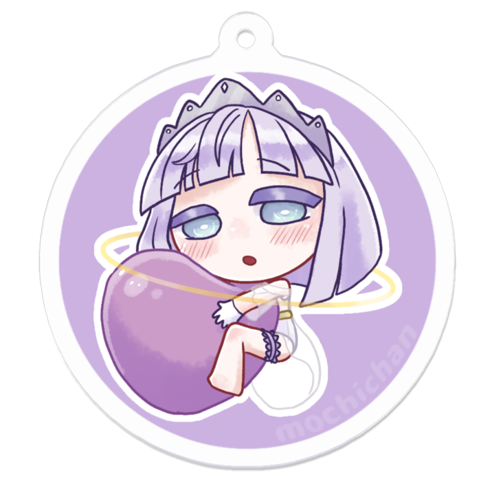 アクリルキーホルダー（コーティング） - 50 x 50 (mm)