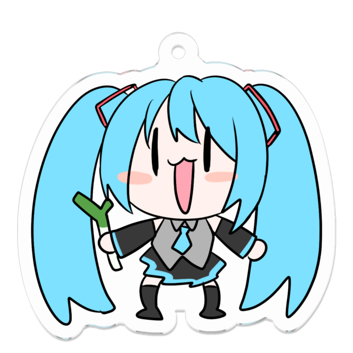 アクリルキーホルダー - 50 x 50 (mm)