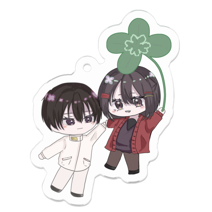 アクリルキーホルダー - 50 x 50 (mm)