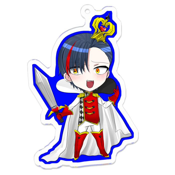 アクリルキーホルダー（コーティング） - 70 x 70 (mm)