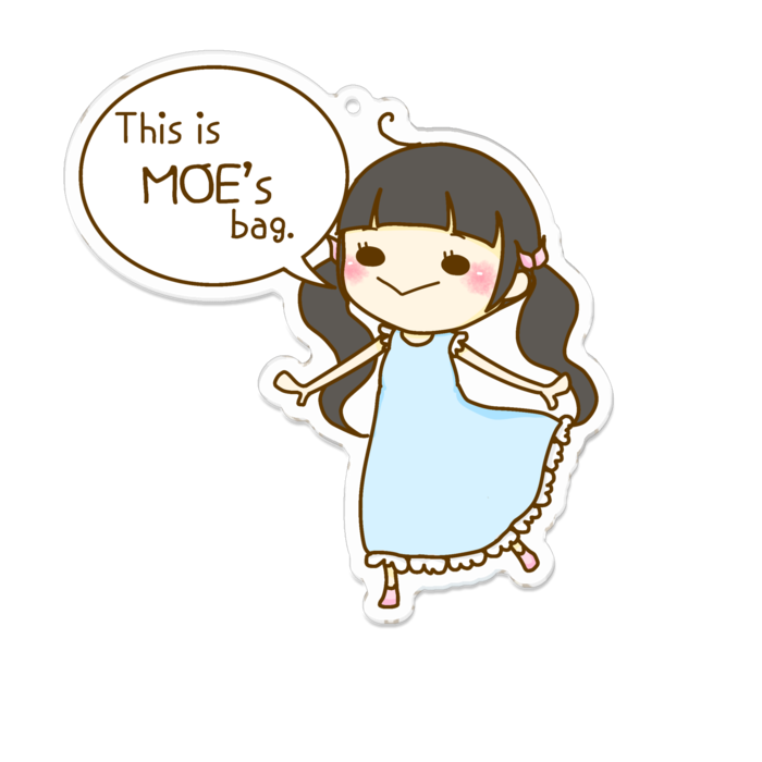 アクリルキーホルダー - 100 x 100 (mm)