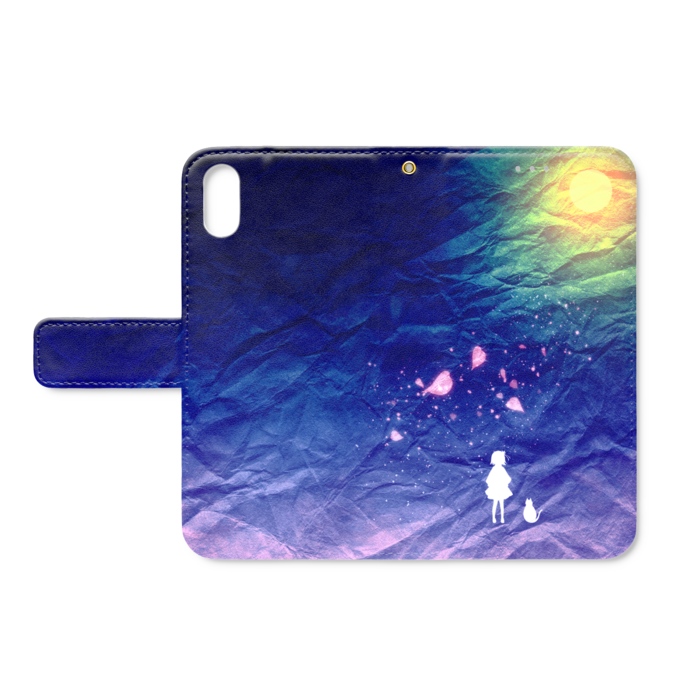 手帳型iPhoneケース - iPhone XS / X - ストラップ穴 あり