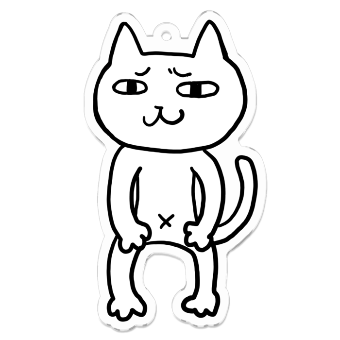 アクリルキーホルダー - 70 x 70 (mm)