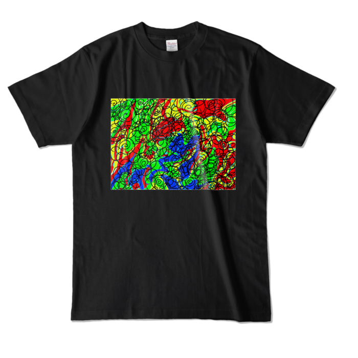 カラーTシャツ - L - ブラック (濃色)