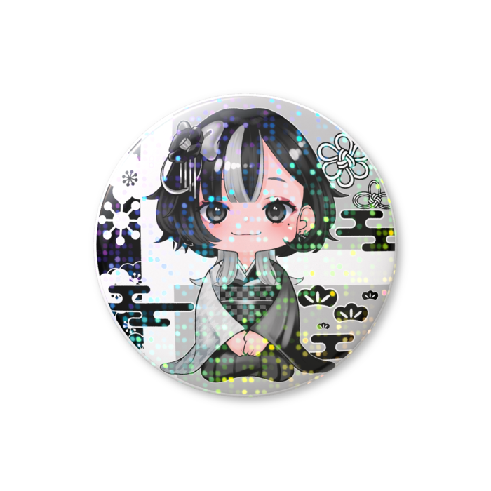ホログラム缶バッジ - 44mm