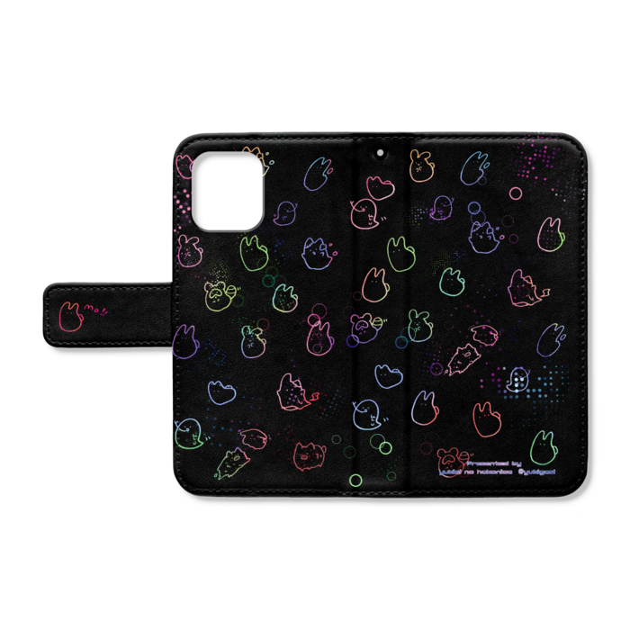 手帳型iPhoneケース - iPhone12 mini - ストラップ穴 あり