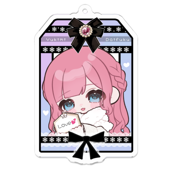 アクリルキーホルダー - 70 x 70 (mm)