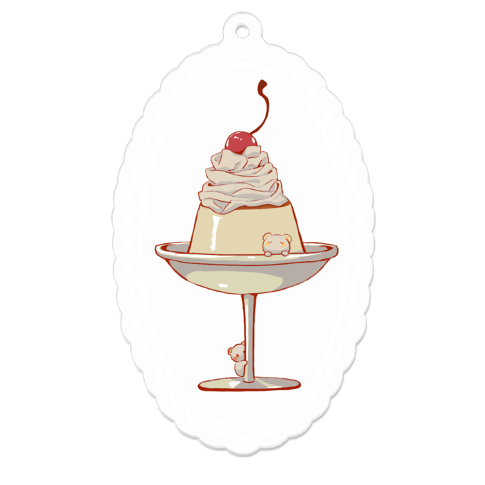 アクリルキーホルダー - 70 x 70 (mm)