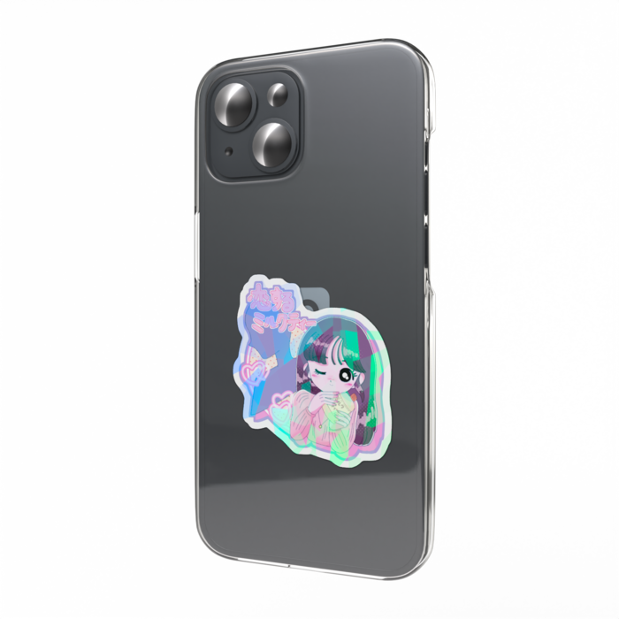 ホログラムスマホステッカー - 縦