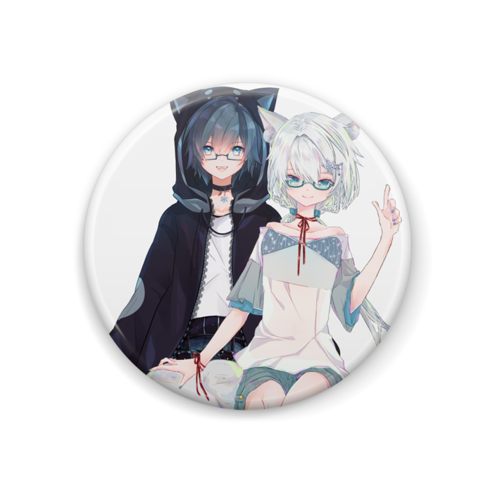 缶バッジ - 44mm(たい＆ひかげ)