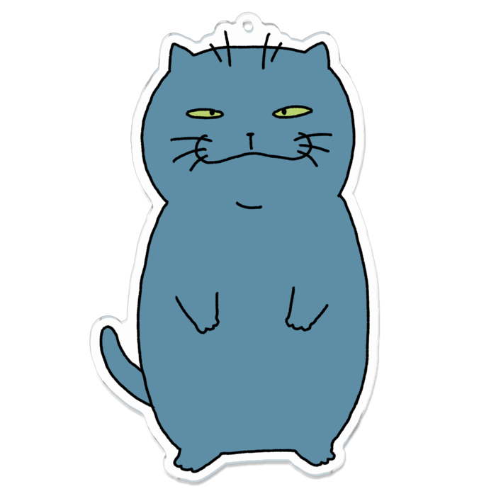 アクリルキーホルダー（コーティング） - 100 x 100 (mm)