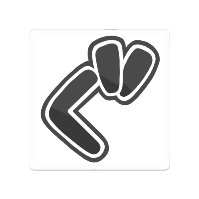 アクリルバッジ - 50 x 50 (mm)