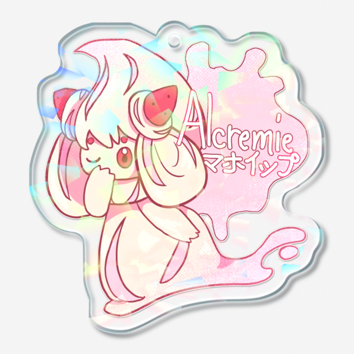 ホログラムアクリルキーホルダー - 50 × 50mm
