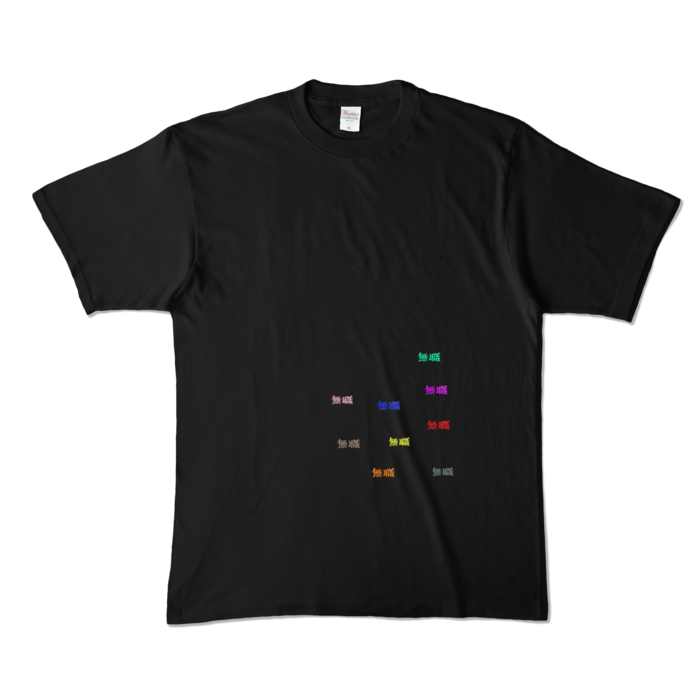 カラーTシャツ - XL - ブラック (濃色)