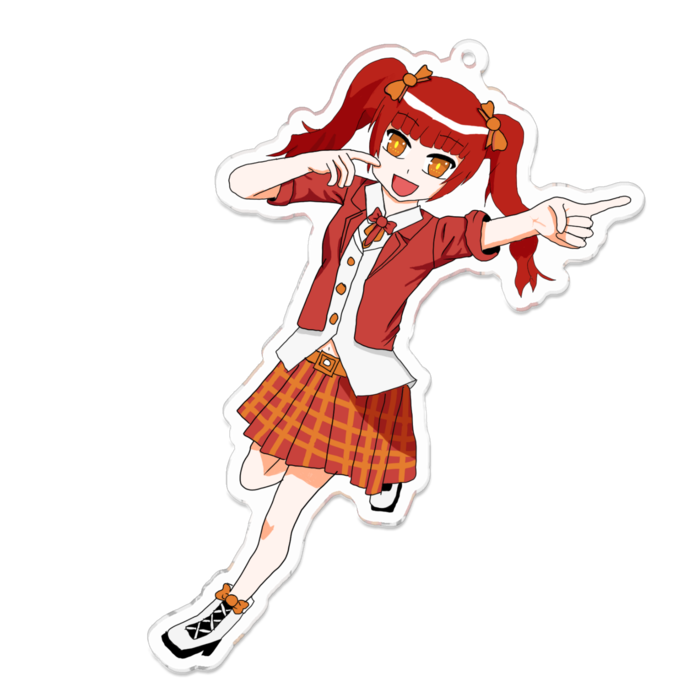 アクリルキーホルダー - 100 x 100 (mm)