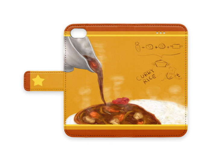 手帳型iPhoneケース - iPhone7 - ストラップ穴 なし