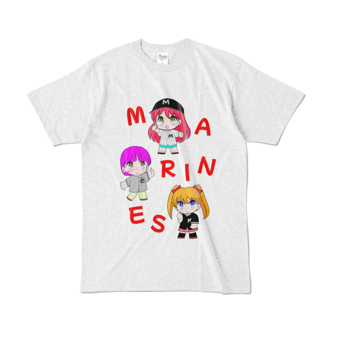 カラーTシャツ - L - アッシュ (淡色)