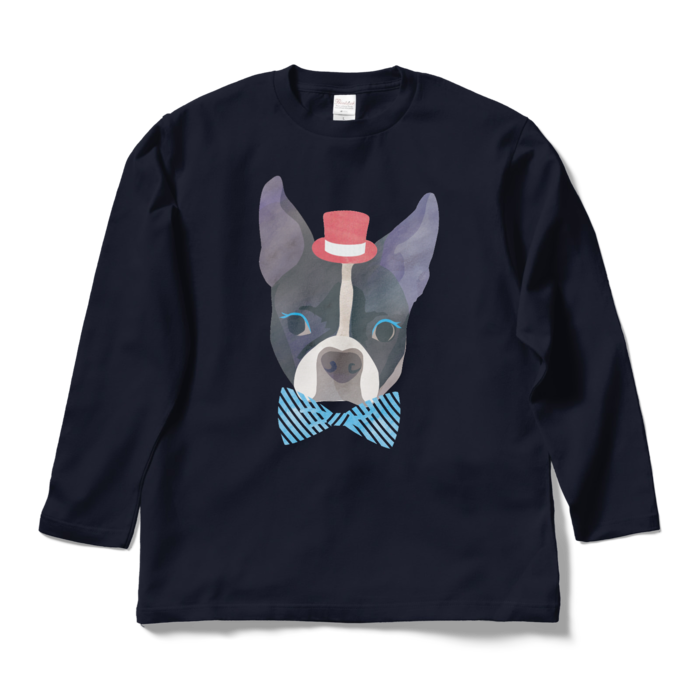 ロングスリーブTシャツ - L - ネイビー