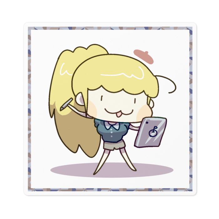 【ステッカー】似顔絵画伯ンナさん