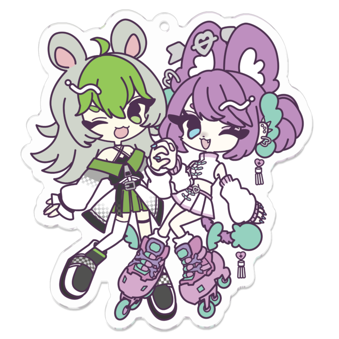 アクリルキーホルダー - 70 x 70 (mm)