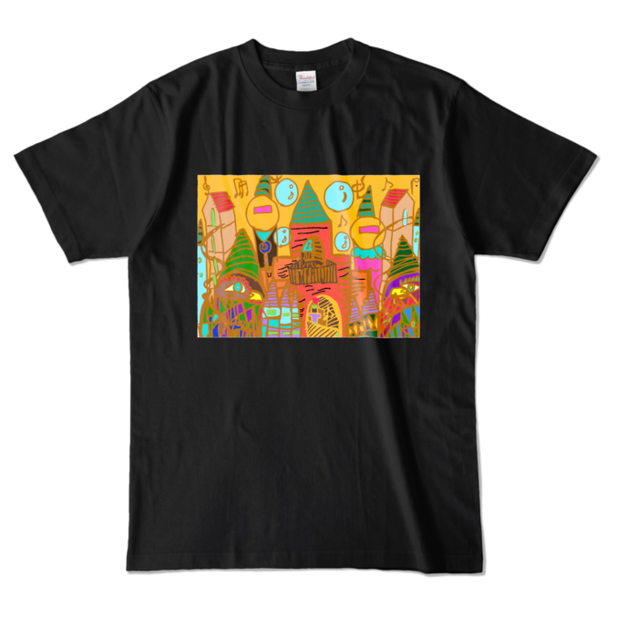 カラーTシャツ - L - ブラック (濃色)