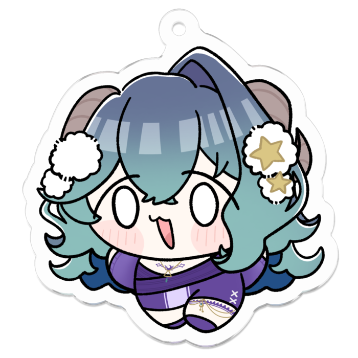 アクリルキーホルダー - 50 x 50 (mm)