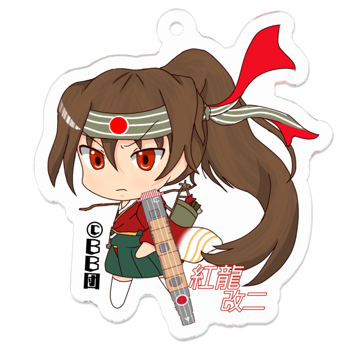 アクリルキーホルダー(コーティング) - 50 x 50 (mm)