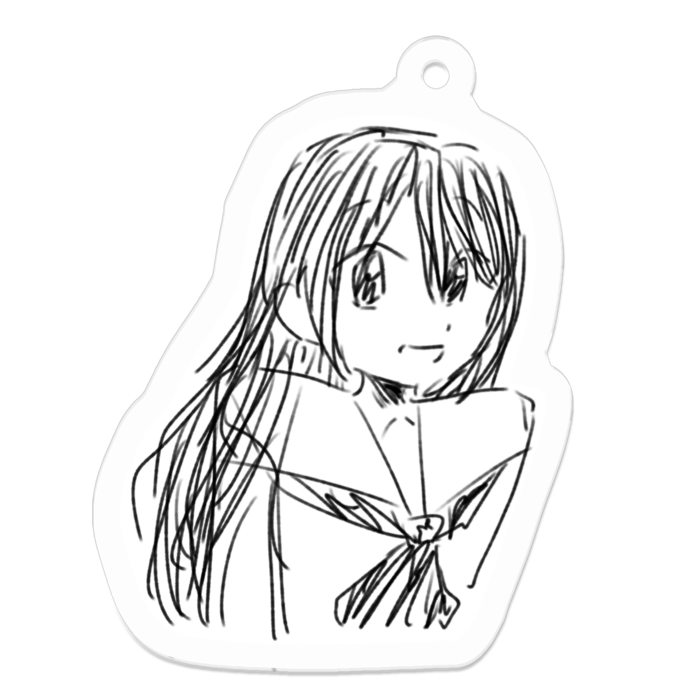 アクリルキーホルダー - 50 x 50 (mm)