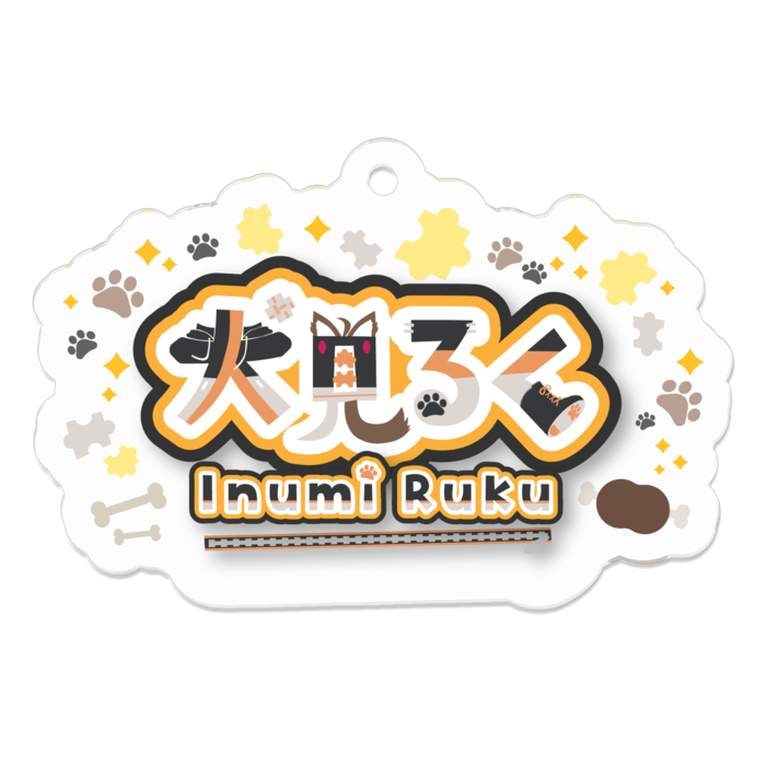 アクリルキーホルダー（コーティング） - 50 x 50 (mm)