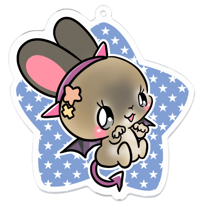 アクリルキーホルダー - 70 x 70 (mm)